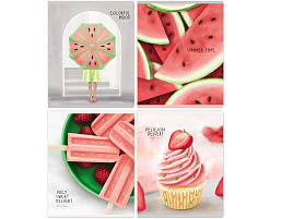 Тетрадь 48л.  Т5ск48_лм 11058 "Summer dessert", матовая ламинация