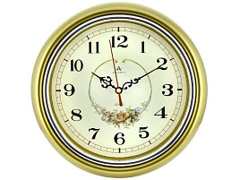 Часы настенные Atlantis 25*25 2099H1 золото