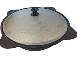 Казан 10л с/кр Чугунный