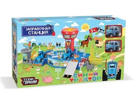 Парковка 2404A0088-R Синий трактор