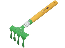 Грабли садовые 4 зубчика Клевер ГВ4 7528