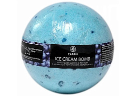 Бомбочки для ванн Бурлящий шар FK 120г Мороженое черничное
