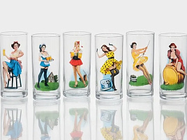Набор стаканов 6шт 148-Д Pin-up girls