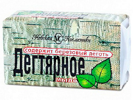 Мыло Дегтярное М 140г с берез.дегтем(НК)10193