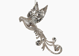 Подвеска пластик Птица 4325470 сияние золото