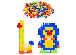 Конструктор 8653 Веселая тележка 320 синий