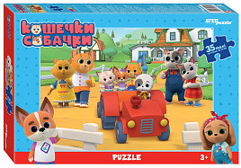 Пазл 35эл. MAXI Кошечки и собачки 91260