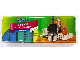 Губка для посуды Русалочка Insula макси 10шт.990549
