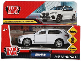 Машина металлическая X5-12-WH BMW X5 M-SPORT 12 см, двери, багаж, бел