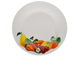 Тарелка мелкая 20,5см 8" т8-7213/1374 Фруктовый микс