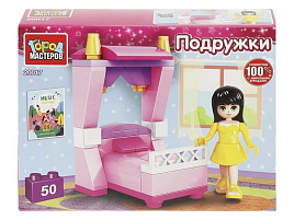 Конструктор Брик 20017-AA Спальня девочки 50дет