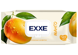 Влажные салфетки EXXE 120шт Манго
