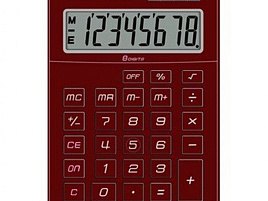 Калькулятор Uniel настольный UB-17 8 разрядный, двойное питание, 149х105х32