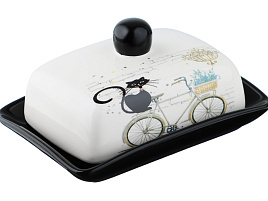 Масленка керамика 824-128 Котейка в/уп