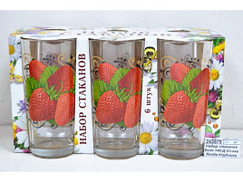 Набор стаканов 6шт 146-Д Ягодный Фреш