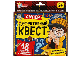 Набор игровой Умные игры 7714 "Супер-детективный квест", картон, европодвес 83288
