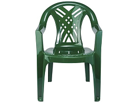 Кресло пластик Престиж-2 темно-зеленое 6465