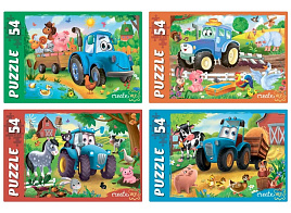 Пазл 54эл. Веселый трактор П54-5642