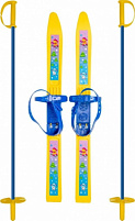 Лыжи детские 4267-00/МПЛ102.00 Олимпик-спорт с Мишки палками микс