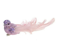 Подвеска полимер Птичка на клипсе 12*4см 761624