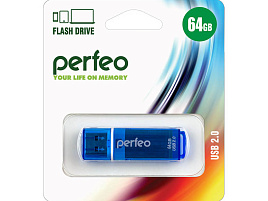 Флеш-драйв Perfeo USB 64Gb C13 голубой