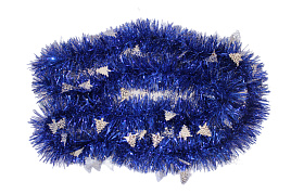 Мишура №10/H37 синяя с елкой