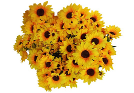Цветок букет Подсолнух №102 70см