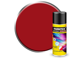 Эмаль-аэрозоль рубиново-красный  520мл Farbitex 3003