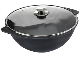 Казан 4,5л Кукмара с/кр к47а/9102 черный