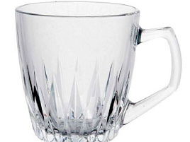 Кружка стекло 300мл 55803 Safir 0560