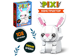 Конструктор Брик 10114282 PIXI Зайка 108дет