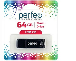 Флеш-драйв Perfeo USB 64Gb C09 черный