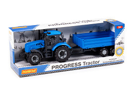 Трактор 91253 Прогресс с бортовым прицепом
