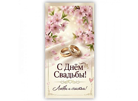 Конверт для денег В День Свадьбы 5КХ-00328