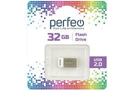 Флеш-драйв Perfeo USB 32Gb M05 Metal Series серебро