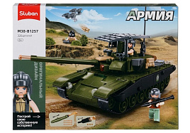 Конструктор Брик 10893579 Танк Царь мангал. СВО 326дет