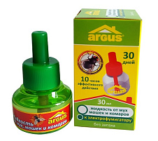 Комары жидкость Argus 30мл.от мух,мошек,комаров 30ночей AR-009/0878