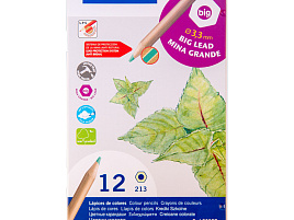 Карандаши цветные 12цв. Milan 80057 "213" заточен., утолщенный грифель, метал. пенал