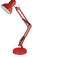 Лампа настольная офисная Ultraflash UF-313 С04 красный 2466