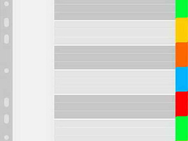 Разделитель для тетрадей ARk_04040 А4 10 цветов