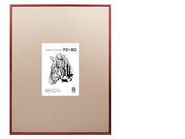 Фоторамка 70*90 Красное дерево 1702