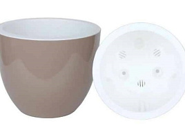 Кашпо цветочное 6л Орион 057345/3072 фраппе с вкладкой