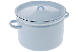 Кастрюля эмаль 9л с1621 голуб.