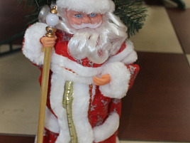 Дед Мороз звук №2 40см