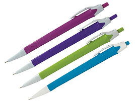 Ручка Berlingo CBm_70732 автоматическая "Triangle" синяя, 0,7мм, трехгранный корпус, в стакане