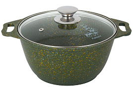 Кастрюля литой алюминий 2л k21tsml/5903 Trendy style с крышкой