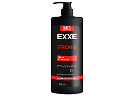 Гель для душа мужской EXEE 1л Strong 2в1 Сила и Энергия М