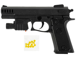 Пистолет с пульками 1B01482 с лазерным прицелом