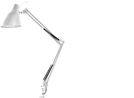 Лампа настольная офисная KD-335 Camelion C01 белый 2237