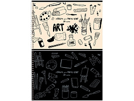 Альбом для рисования 24л. на спирали BG АР4гр24 08629 "Mono-art"